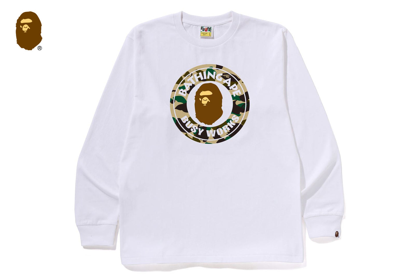BAPE 1ST CAMO BUSY WORKS 長袖T恤