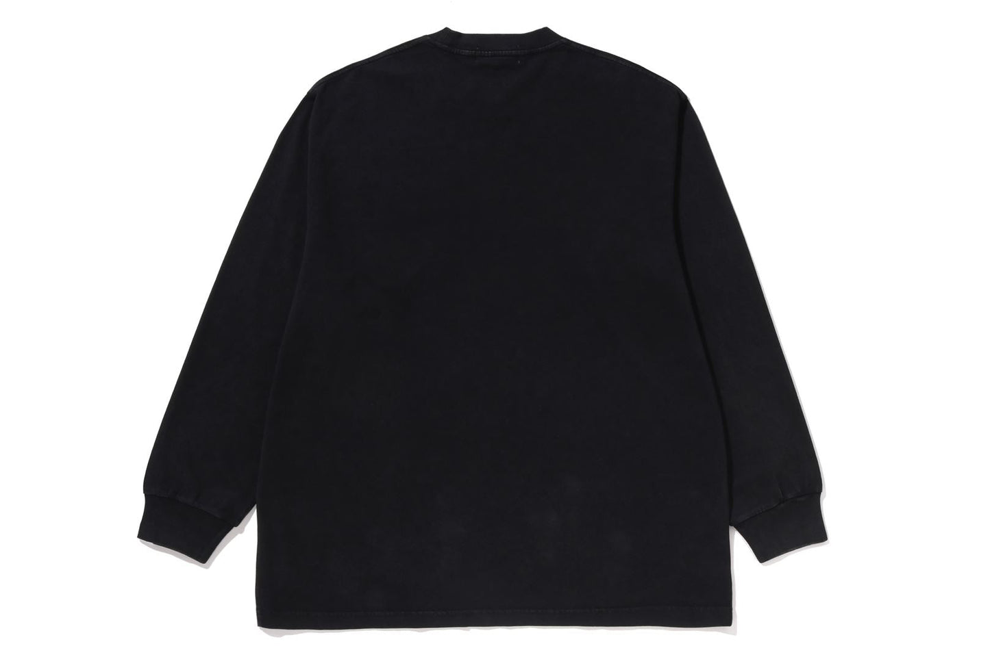 BAPE GARMENT DYE ONE POINT RELAXED FIT POCKET LS TEE