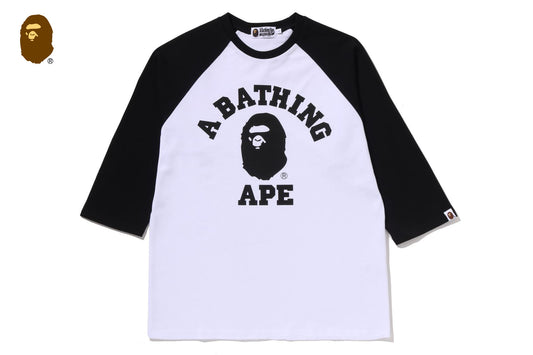 BAPE 大學拉格蘭常規版型長袖T恤