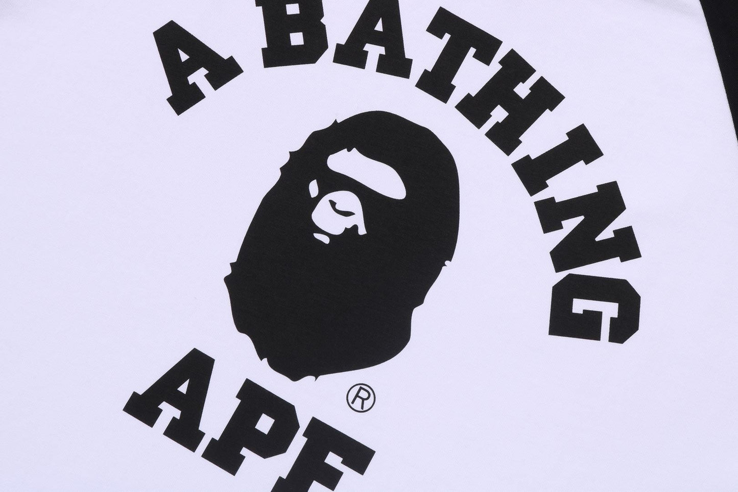 BAPE 大學拉格蘭常規版型長袖T恤