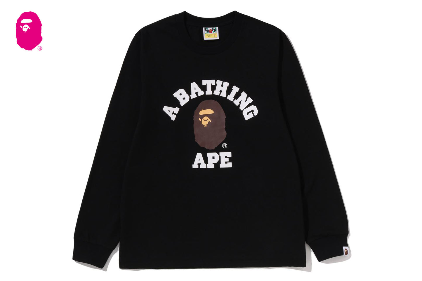 BAPE COLLEGE LS TEE