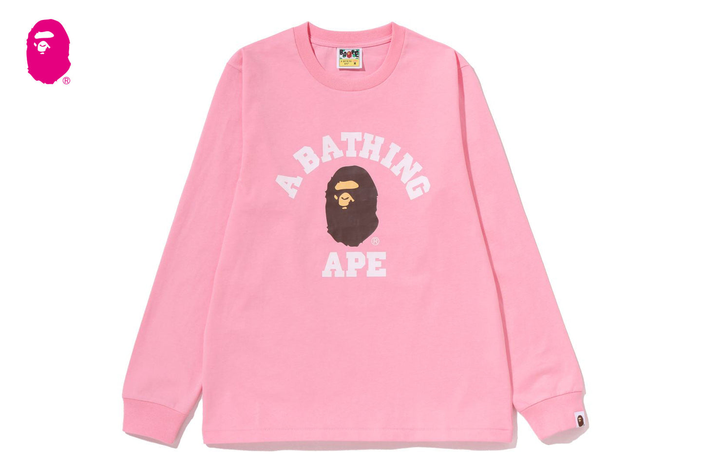 BAPE COLLEGE LS TEE