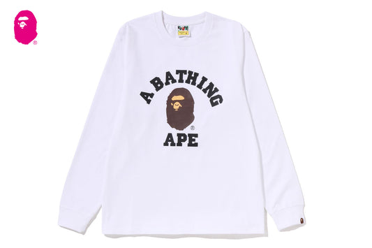 BAPE COLLEGE LS TEE