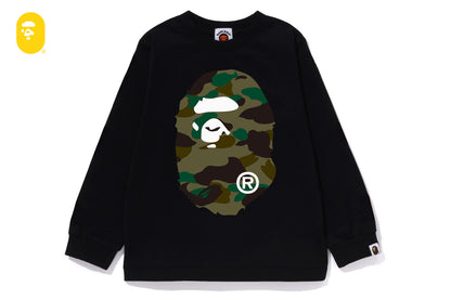 BAPE 1ST CAMO BIG APE HEAD 長袖T恤