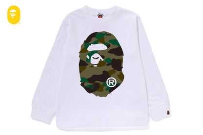BAPE 1ST CAMO BIG APE HEAD 長袖T恤