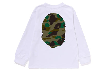 BAPE 1ST CAMO BIG APE HEAD 長袖T恤