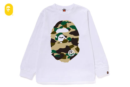 BAPE 1ST CAMO BIG APE HEAD 長袖T恤