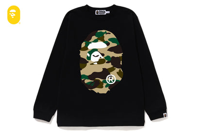 BAPE 1ST CAMO BIG APE HEAD 長袖T恤