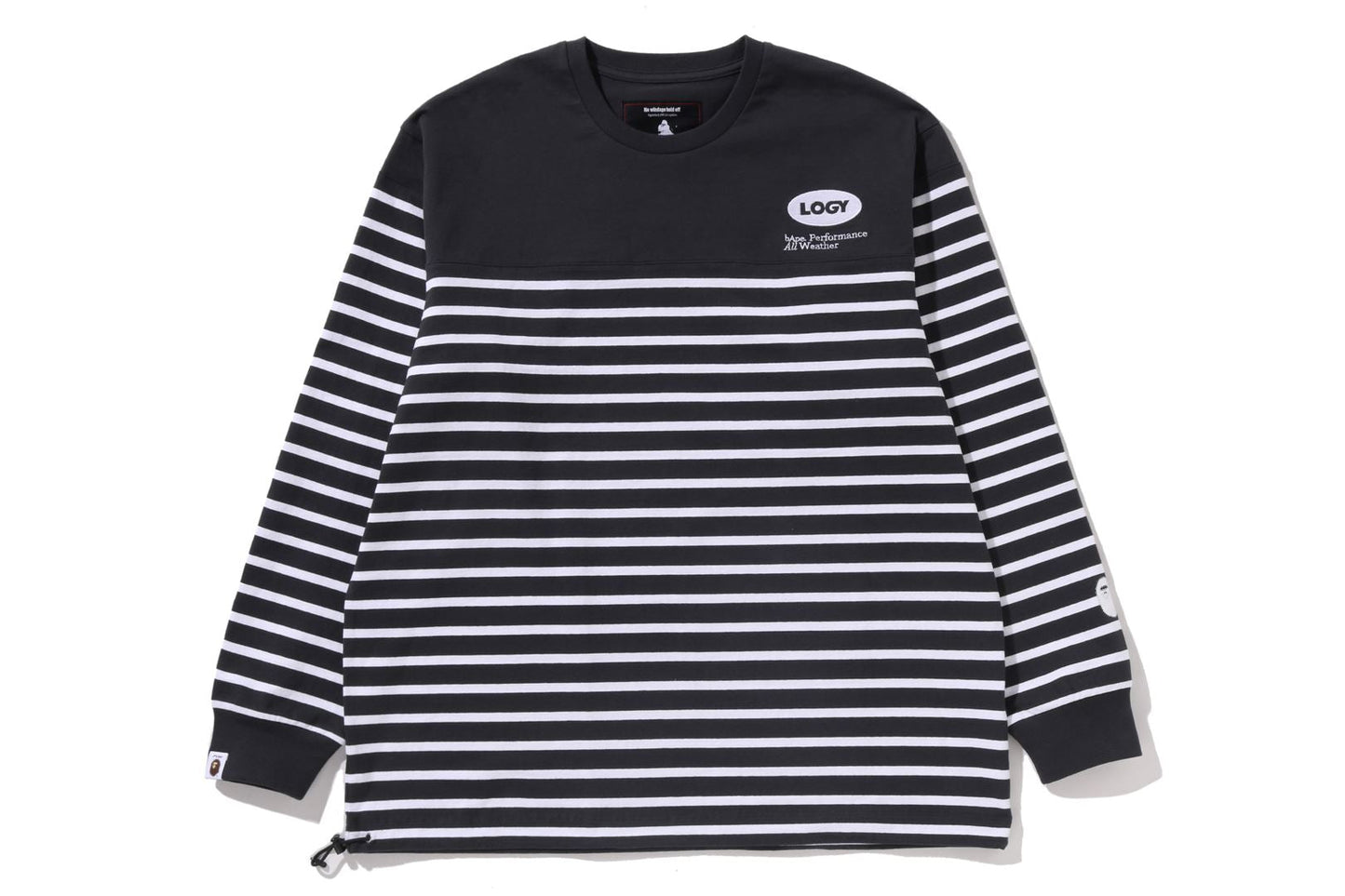 BAPE 倉石一樹 PANEL STRIPE 長袖T恤