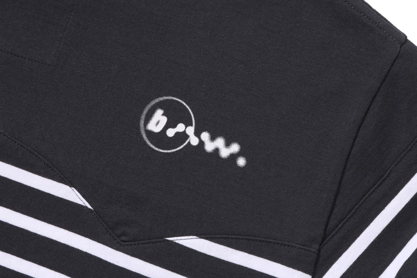 BAPE 倉石一樹 PANEL STRIPE 長袖T恤