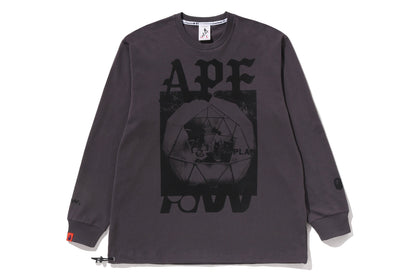 BAPE BY KAZUKI KURAISHI “APE PAW GEO” 長袖T恤