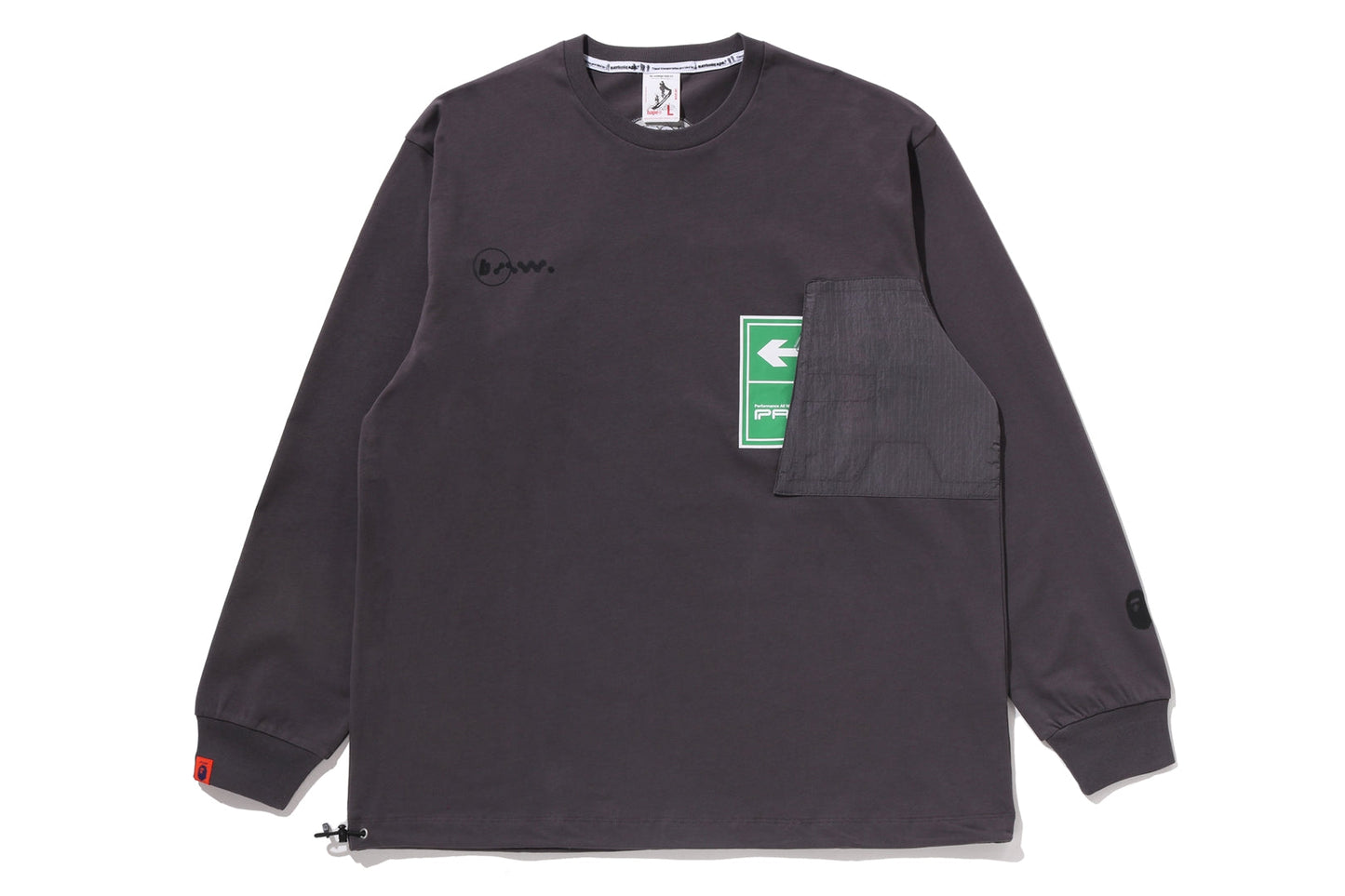 BAPE BY KAZUKI KURAISHI “EXIT” 口袋長袖T恤