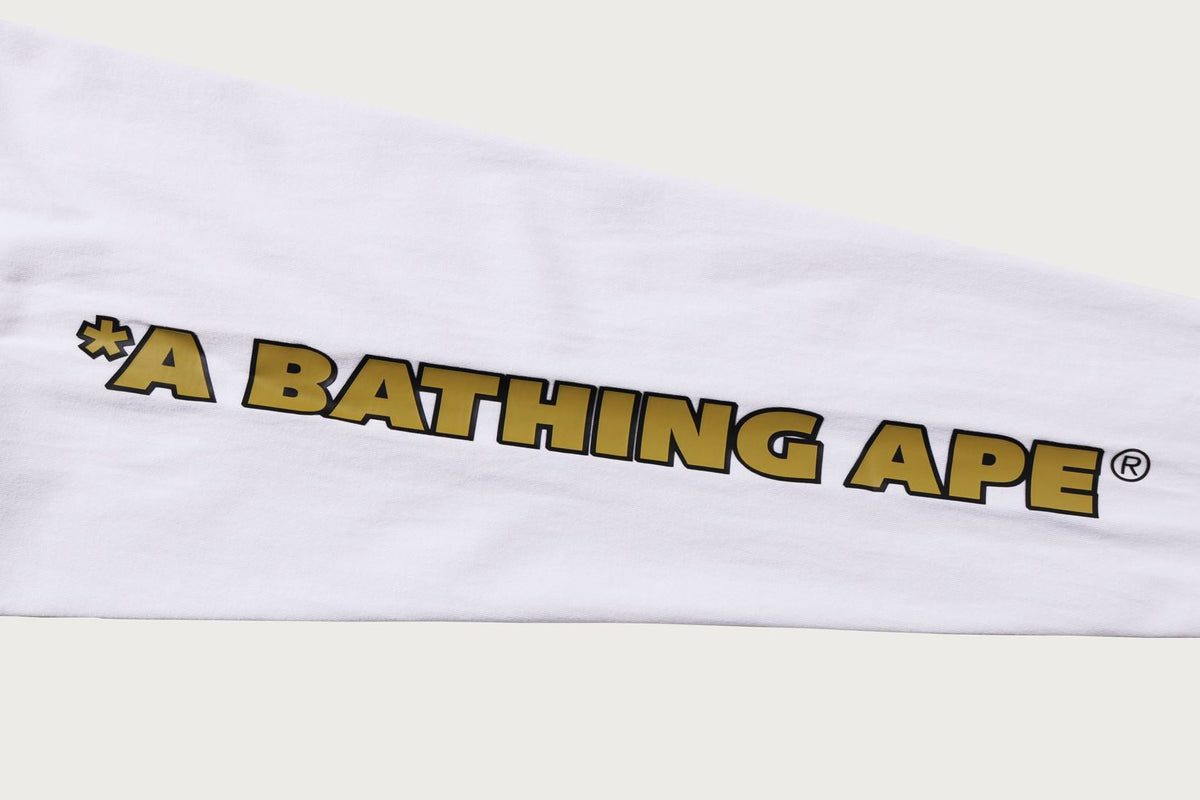 BAPE CARD GRAPHIC 長袖 T恤 BAPEC