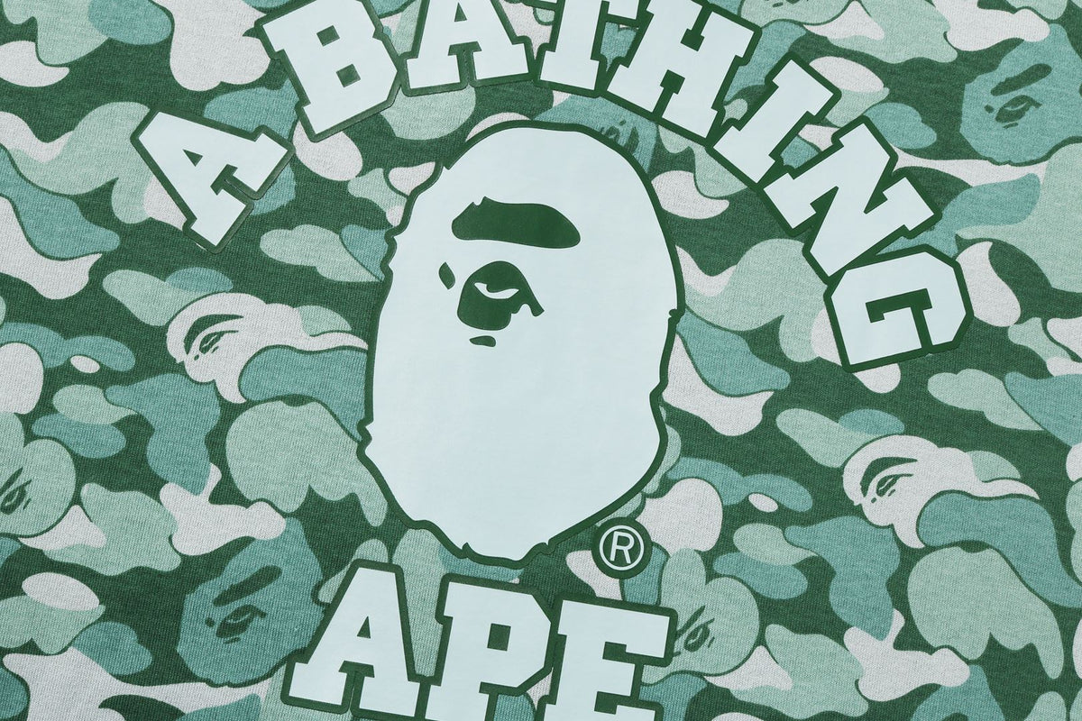 BAPE CARD CAMO COLLEGE 長袖 T恤 BAPEC