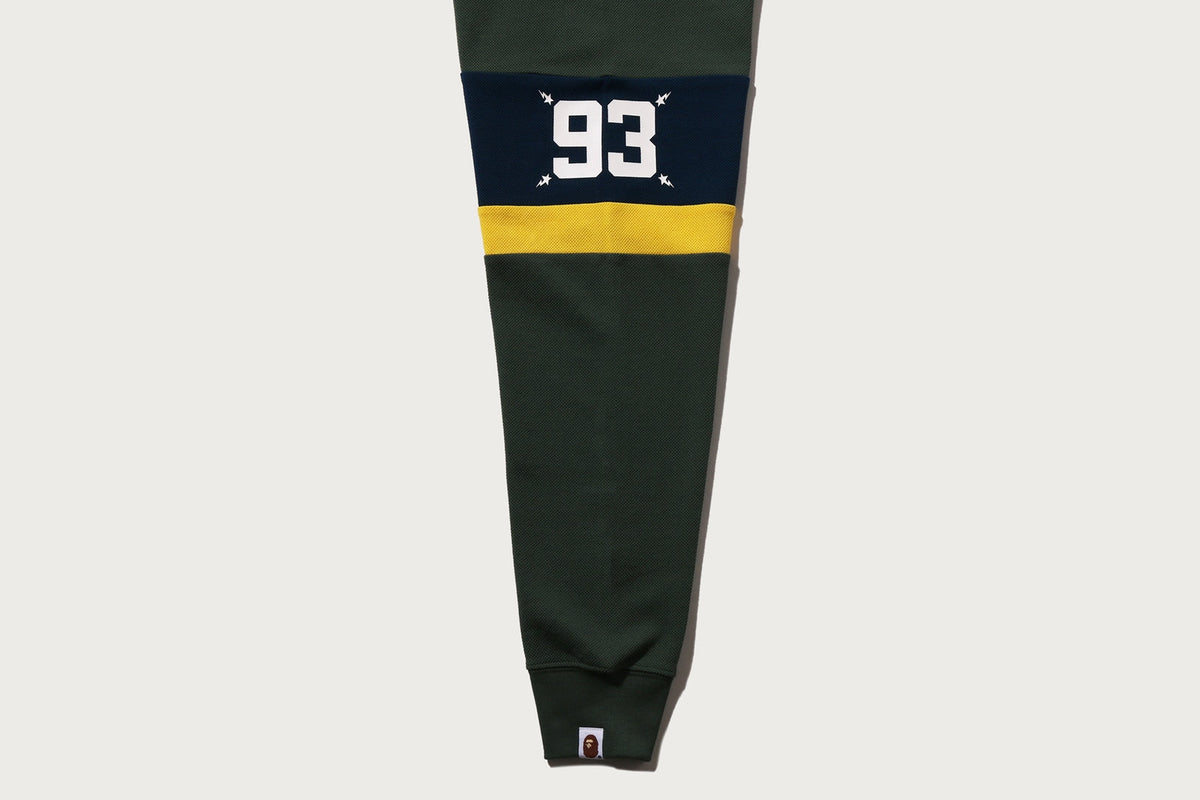 BAPE STRIPED RUGBY SHIRT