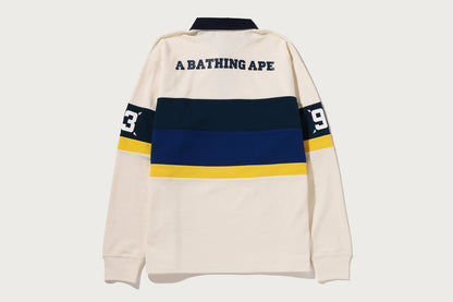 BAPE STRIPED RUGBY SHIRT