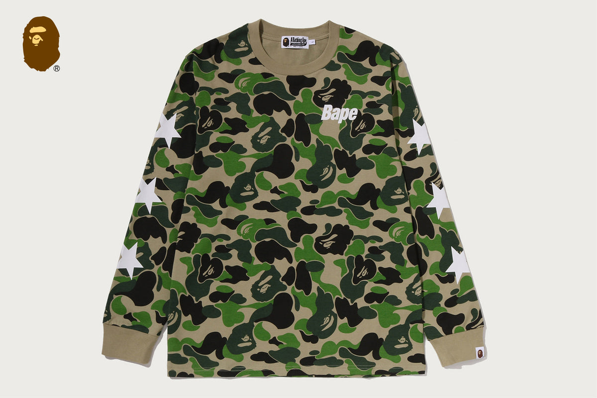 BAPE ABC CAMO 長袖T恤