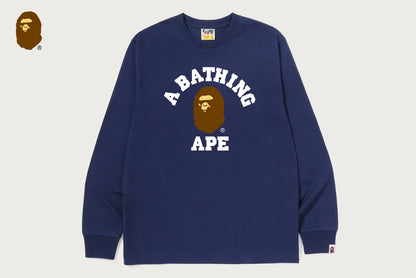 BAPE COLLEGE LS TEE