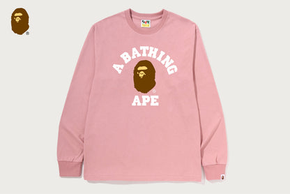 BAPE COLLEGE LS TEE