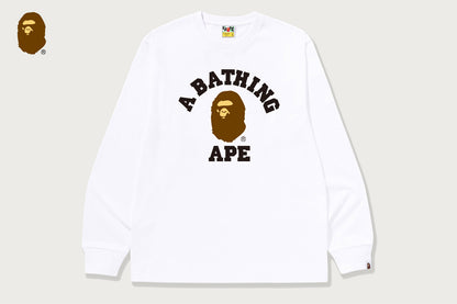 BAPE COLLEGE LS TEE