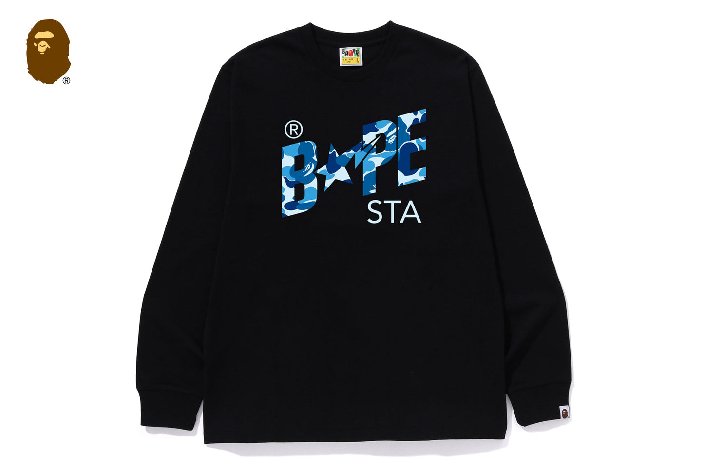 BAPE ABC CAMO BAPE STA LS TEE