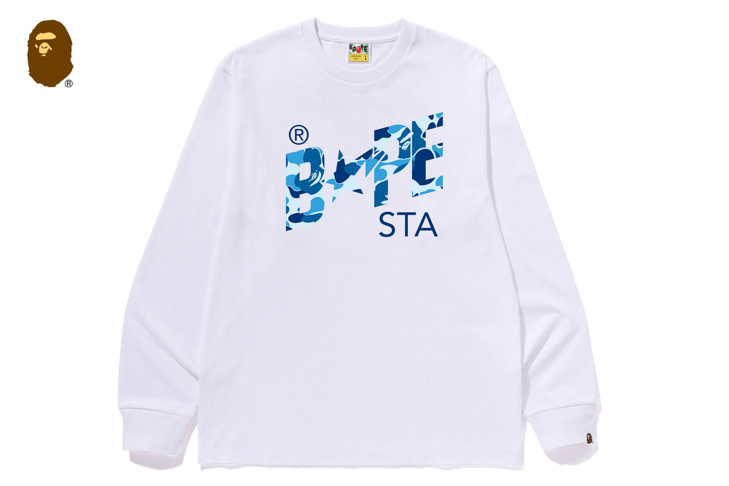 BAPE ABC CAMO BAPE STA LS TEE