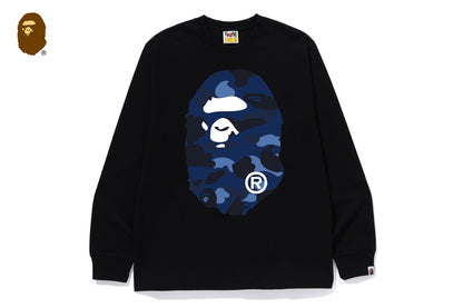 BAPE COLOR CAMO BIG APE HEAD 長袖T恤
