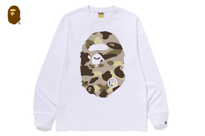 BAPE COLOR CAMO BIG APE HEAD 長袖T恤