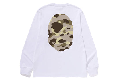 BAPE COLOR CAMO BIG APE HEAD 長袖T恤
