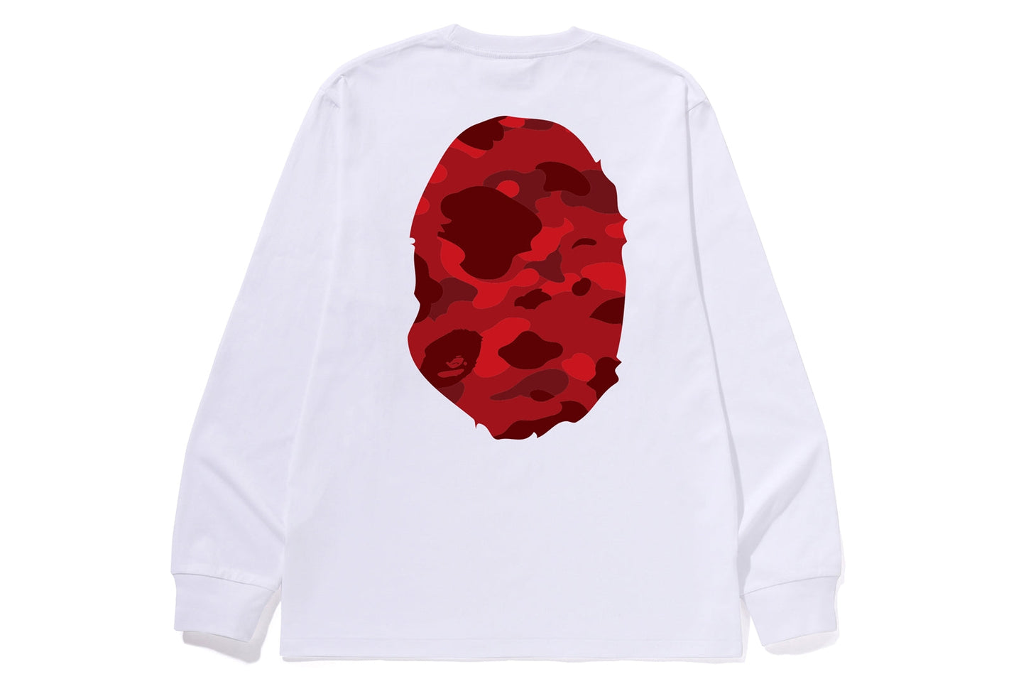 BAPE COLOR CAMO BIG APE HEAD 長袖T恤