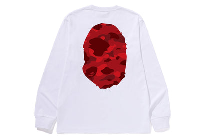 BAPE COLOR CAMO BIG APE HEAD 長袖T恤
