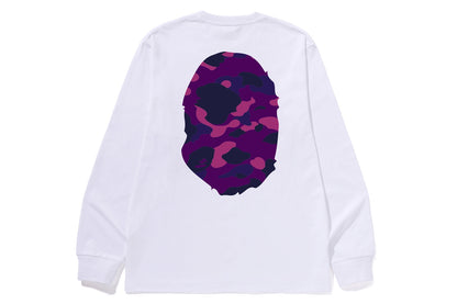 BAPE COLOR CAMO BIG APE HEAD 長袖T恤