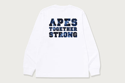 BAPE COLOR CAMO COLLEGE ATS LS TEE