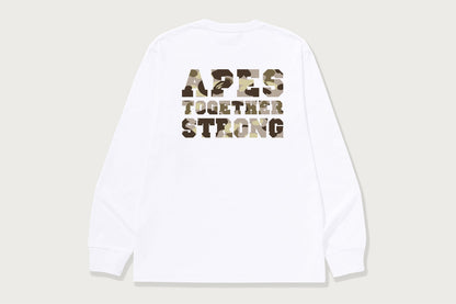 BAPE COLOR CAMO COLLEGE ATS LS TEE