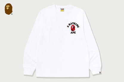 BAPE COLOR CAMO COLLEGE ATS LS TEE