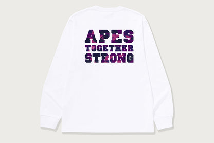 BAPE COLOR CAMO COLLEGE ATS LS TEE