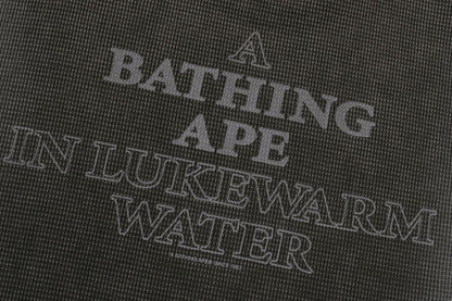 BAPE HEAVY WASHED BAPE MILITARY GRAPHIC RELAXED FIT LS TEE