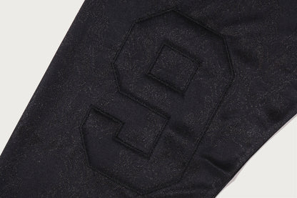 BAPE MULTI LOGO RELAXED FIT FOOTBALL LS JERSEY