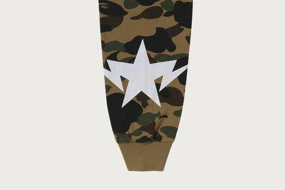 BAPE DESTROYED MULTI LOGO 2 IN 1 放鬆版型長袖T恤