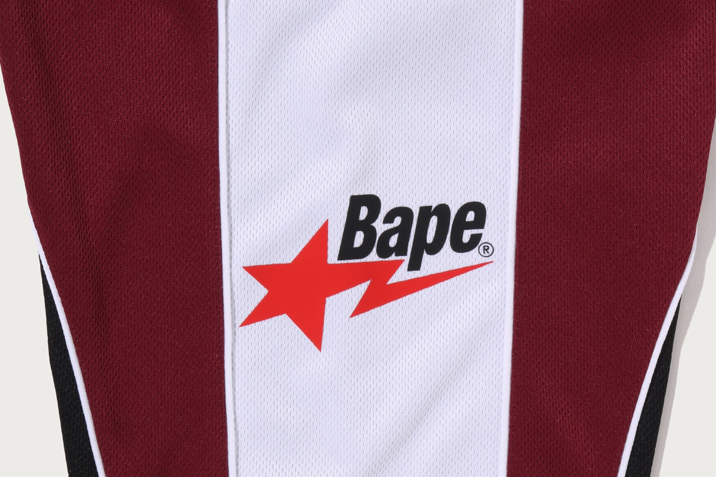 BAPE 足球標誌暖身放鬆版長袖T恤