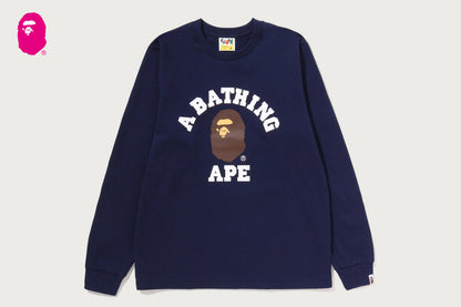 BAPE 大學長袖T恤