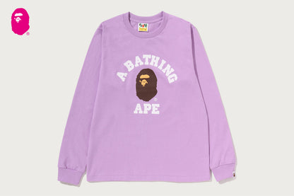 BAPE 大學長袖T恤