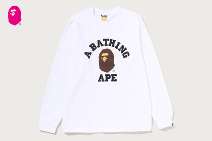 BAPE 大學長袖T恤