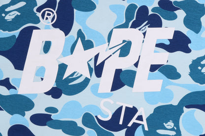 BAPE ABC CAMO BAPE STA LOGO CROPPED LS TEE