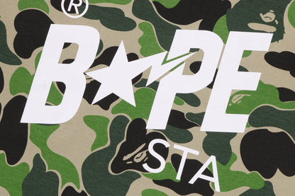 BAPE ABC CAMO BAPE STA LOGO CROPPED LS TEE