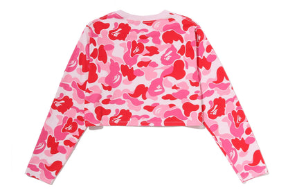 BAPE ABC CAMO BAPE STA LOGO CROPPED LS TEE