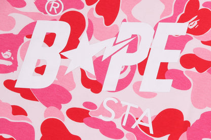 BAPE ABC CAMO BAPE STA LOGO CROPPED LS TEE