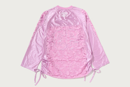 BAPE SOLID CAMO LACE 足球寬鬆長袖T恤