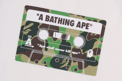 BAPE ABC CAMO 卡帶印花長袖T恤