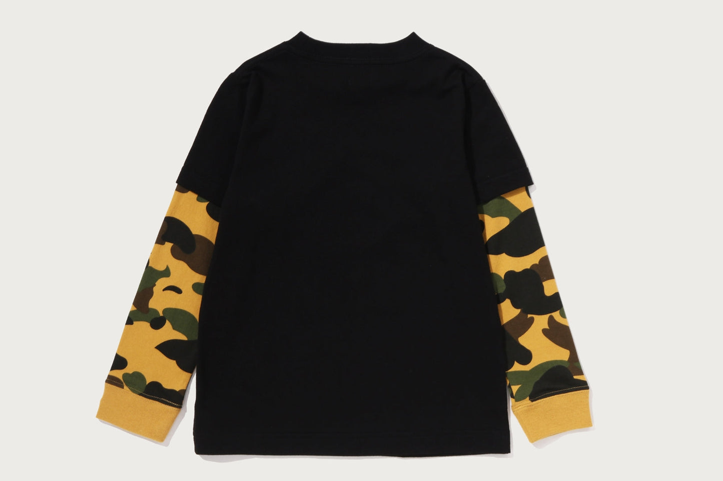 BAPE 1ST CAMO 大學層次長袖T恤